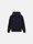 6100008 DIAGONAL ORGANIC COTTON FLEECE 'OLD' EFFECT Meeresblau Stone Island