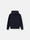 undefined 6100008 DIAGONAL ORGANIC COTTON FLEECE 'OLD' EFFECT Navy Blue Stone Island