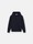 undefined 6100008 DIAGONAL ORGANIC COTTON FLEECE 'OLD' EFFECT Meeresblau Stone Island