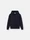 6100008 DIAGONAL ORGANIC COTTON FLEECE 'OLD' EFFECT Navy Blue Stone Island