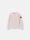 6100009 DIAGONAL ORGANIC COTTON FLEECE 'OLD' EFFECT Rose poudré Stone Island